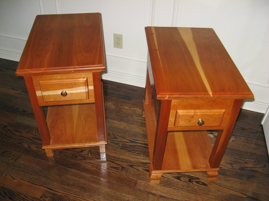Custom Built Cherry End Tables From Whitby, Ontario