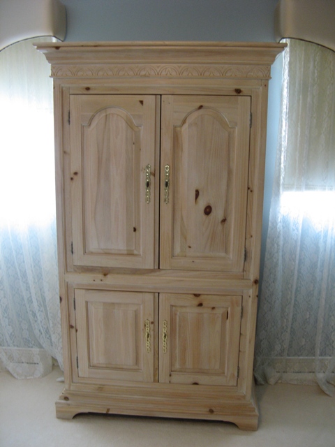 Custom Pine Armoire