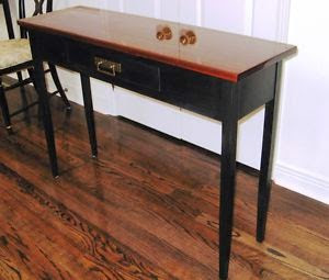 Single Drawer Sofa Table – Mahogany Top